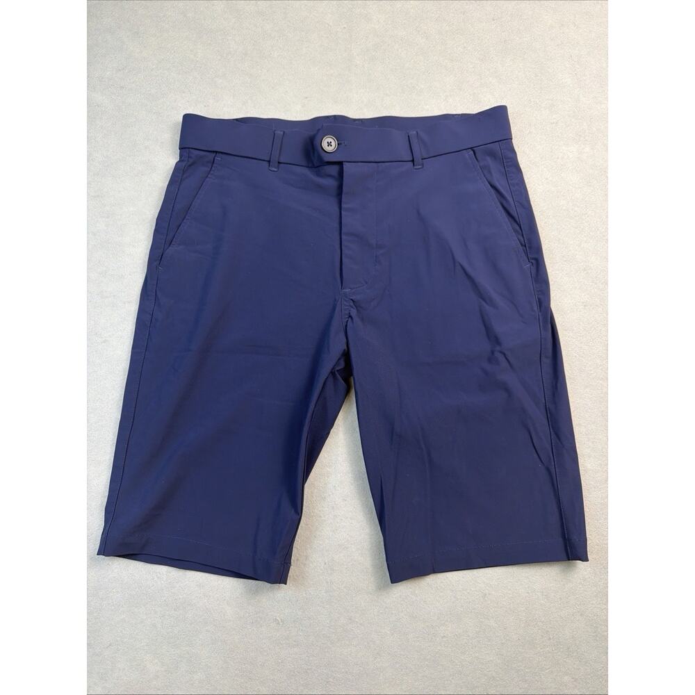 Greyson Montauk Shorts Mens 30 Navy Blue Performance Stretch 10” Golf Casual